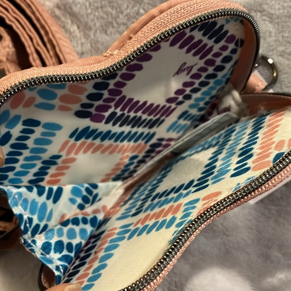 Lug Blush Pink Bundle Trolley Crossbody Bag + BNWT Heart Pouch - Picture 4 of 6